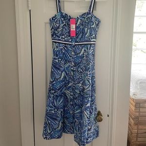 COPY - NWT Lilly Pulitzer blue and white dress size 6